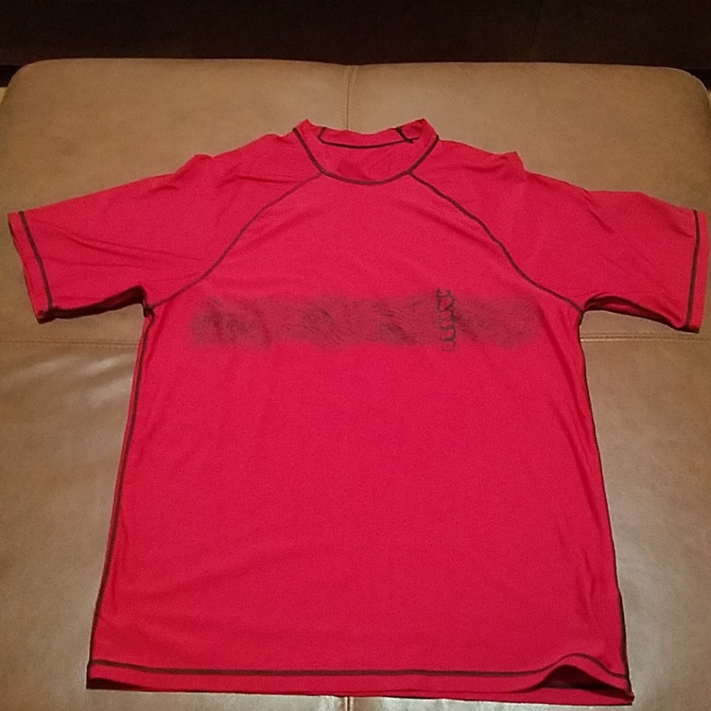 Speedo short sleeve swim shirt